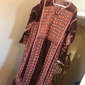 Palestinian falasteeni tatreez embroidery thobe